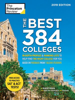 cover image of The Best 384 Colleges, 2019 Edition